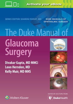 Couverture de l’ouvrage The Duke Manual of Glaucoma Surgery