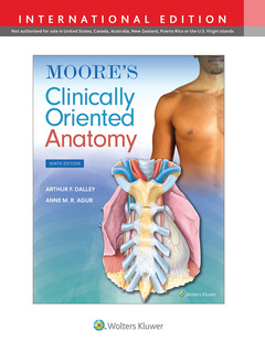 Couverture de l’ouvrage Moore's Clinically Oriented Anatomy