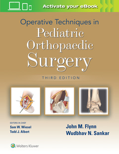 Couverture de l’ouvrage Operative Techniques in Pediatric Orthopaedic Surgery