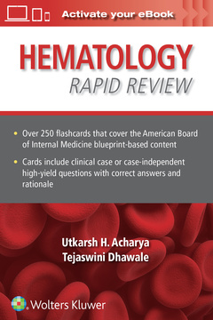Couverture de l’ouvrage Hematology Rapid Review