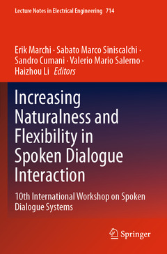 Couverture de l’ouvrage Increasing Naturalness and Flexibility in Spoken Dialogue Interaction