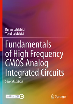 Couverture de l’ouvrage Fundamentals of High Frequency CMOS Analog Integrated Circuits