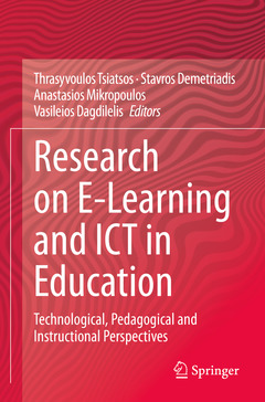 Couverture de l’ouvrage Research on E-Learning and ICT in Education