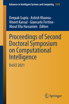 Couverture de l’ouvrage Proceedings of Second Doctoral Symposium on Computational Intelligence