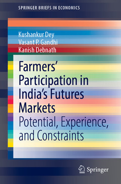 Couverture de l’ouvrage Farmers’ Participation in India’s Futures Markets
