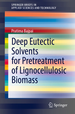 Couverture de l’ouvrage Deep Eutectic Solvents for Pretreatment of Lignocellulosic Biomass