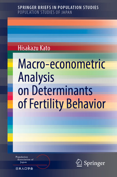 Couverture de l’ouvrage Macro-econometric Analysis on Determinants of Fertility Behavior