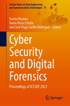 Couverture de l’ouvrage Cyber Security and Digital Forensics 