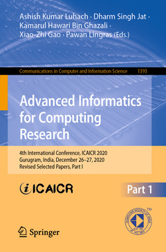 Cover of the book Advanced Informatics for Computing Research