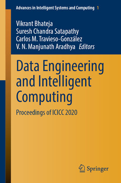Couverture de l’ouvrage Data Engineering and Intelligent Computing