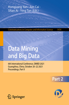 Couverture de l’ouvrage Data Mining and Big Data