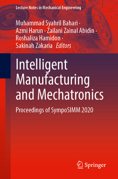 Couverture de l’ouvrage Intelligent Manufacturing and Mechatronics