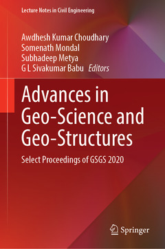 Couverture de l’ouvrage Advances in Geo-Science and Geo-Structures