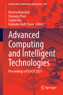 Couverture de l’ouvrage Advanced Computing and Intelligent Technologies