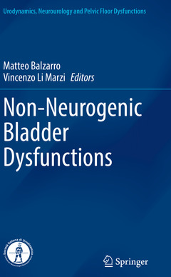 Couverture de l’ouvrage Non-Neurogenic Bladder Dysfunctions
