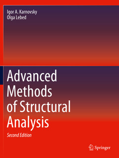 Cover of the book Advanced Methods of Structural Analysis