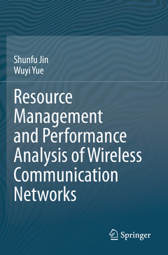 Couverture de l’ouvrage Resource Management and Performance Analysis of Wireless Communication Networks