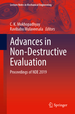 Couverture de l’ouvrage Advances in Non-destructive Evaluation