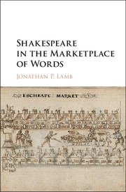 Couverture de l’ouvrage Shakespeare in the Marketplace of Words