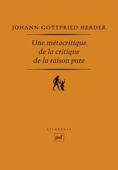 Cover of the book Une métacritique de la Critique de la raison pure