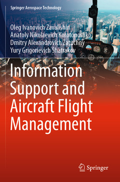 Cover of the book Information Support and Aircraft Flight Management