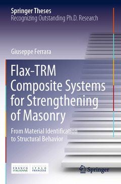 Couverture de l’ouvrage Flax-TRM Composite Systems for Strengthening of Masonry
