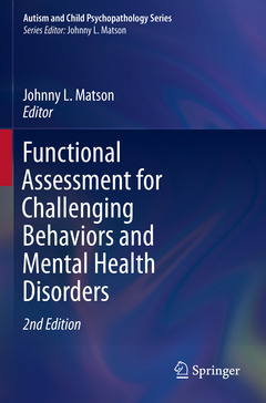 Cover of the book Functional Assessment for Challenging Behaviors and Mental Health Disorders