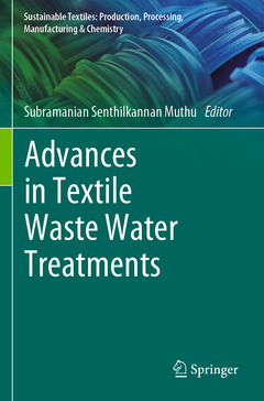 Couverture de l’ouvrage Advances in Textile Waste Water Treatments