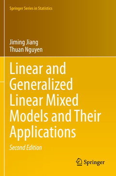 Couverture de l’ouvrage Linear and Generalized Linear Mixed Models and Their Applications