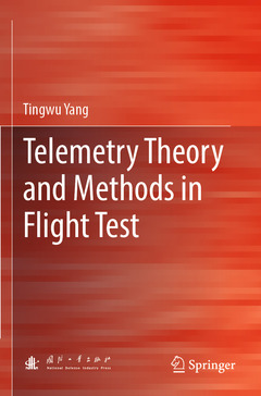 Couverture de l’ouvrage Telemetry Theory and Methods in Flight Test
