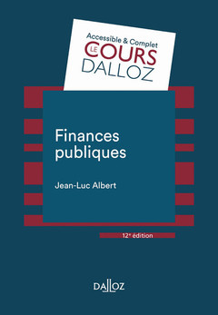Cover of the book Finances publiques 12ed