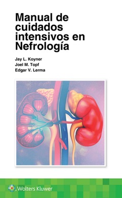 Couverture de l’ouvrage Handbook of Critical Care Nephrology