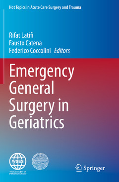 Couverture de l’ouvrage Emergency General Surgery in Geriatrics