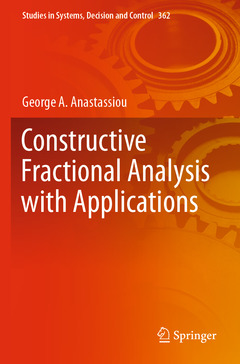 Couverture de l’ouvrage Constructive Fractional Analysis with Applications 