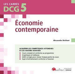 Couverture de l’ouvrage DCG 5 - Économie contemporaine
