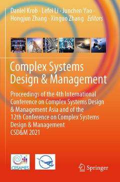 Couverture de l’ouvrage Complex Systems Design & Management 