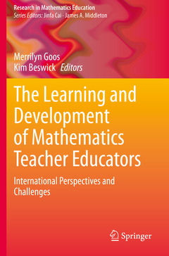 Couverture de l’ouvrage The Learning and Development of Mathematics Teacher Educators