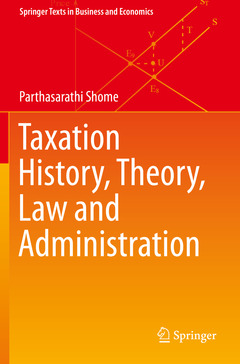 Couverture de l’ouvrage Taxation History, Theory, Law and Administration