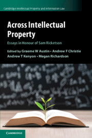 Cover of the book Across Intellectual Property