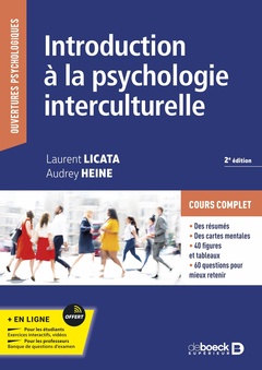 Couverture de l’ouvrage Introduction à la psychologie interculturelle