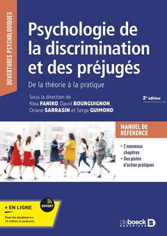 Couverture de l’ouvrage Psychologie de la discrimination et des préjugés