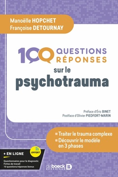 Cover of the book 100 questions/réponses sur le psychotrauma