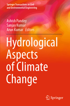 Couverture de l’ouvrage Hydrological Aspects of Climate Change