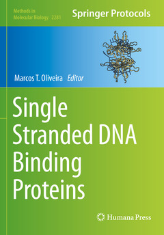 Couverture de l’ouvrage Single Stranded DNA Binding Proteins
