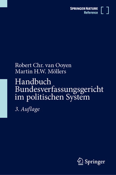 Couverture de l’ouvrage Handbuch Bundesverfassungsgericht im politischen System