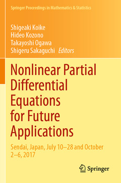 Couverture de l’ouvrage Nonlinear Partial Differential Equations for Future Applications