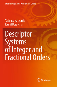 Couverture de l’ouvrage Descriptor Systems of Integer and Fractional Orders
