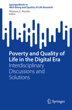 Couverture de l’ouvrage Poverty and Quality of Life in the Digital Era