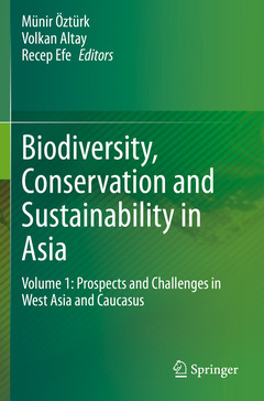 Couverture de l’ouvrage Biodiversity, Conservation and Sustainability in Asia