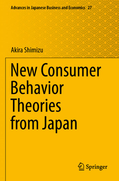 Cover of the book New Consumer Behavior Theories from Japan